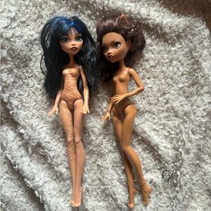Monster High Clawdeen and Cleo de Nile G2 Dolls